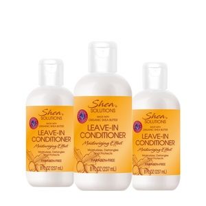 Shea Solutions Leave -In Conditioner 8oz(3pack)